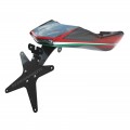 AviaCompositi TRICOLORE LIMITED EDITION Carbon Fiber Tail For Single Muffler Exhaust for Ducati Hypermotard 1100 / Evo / 796 AviaCompositi TRICOLORE LIMITED EDITION Carbon Fiber Tail For Single Muffler Exhaust for Ducati Hypermotard 1100 / Evo / 796